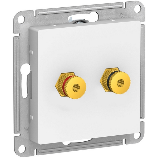 Акустическая розетка двойная (белый) Systeme Electric AtlasDesign ATN000187