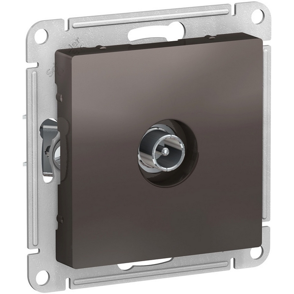 ТВ-розетка проходная (мокко) Systeme Electric AtlasDesign ATN000692-05114