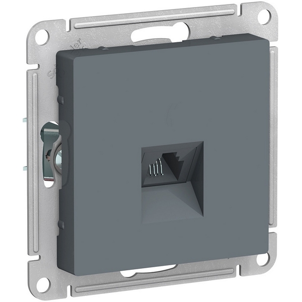 Телефонная розетка RJ-11 (грифель) Systeme Electric AtlasDesign ATN000781-04241