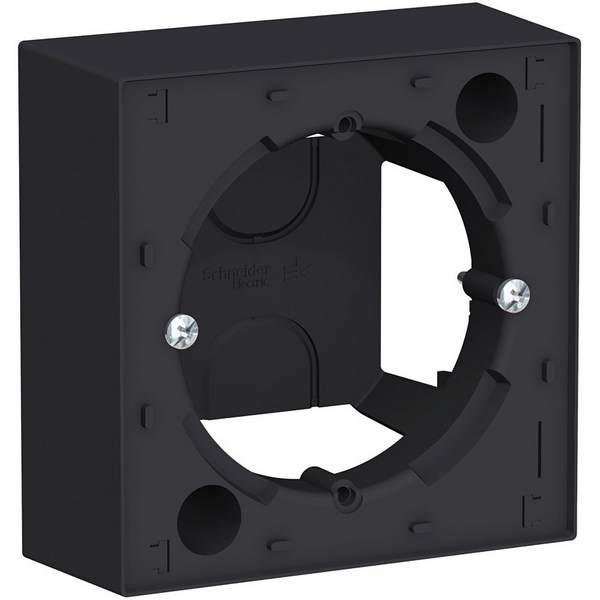 Коробка наружного монтажа (карбон) Systeme Electric AtlasDesign ATN001000-74847