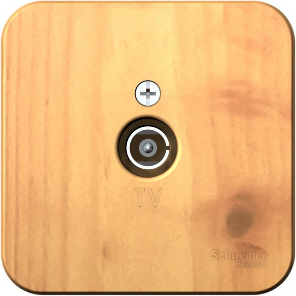 ТВ-розетка оконечная (ясень) Systeme Electric Blanca BLNTA000015-05114