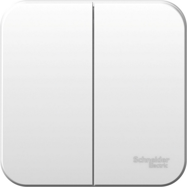 Выключатель двухклавишный (белый) Systeme Electric Blanca BLNVA065011-46898