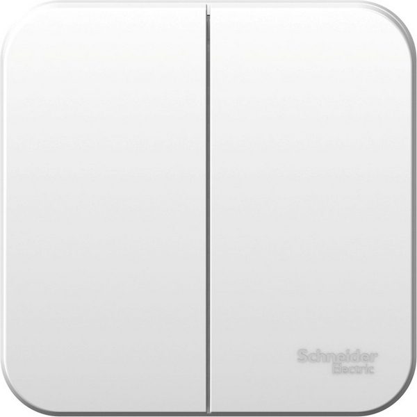 Выключатель двухклавишный (белый) Systeme Electric Blanca BLNVA105011-99651