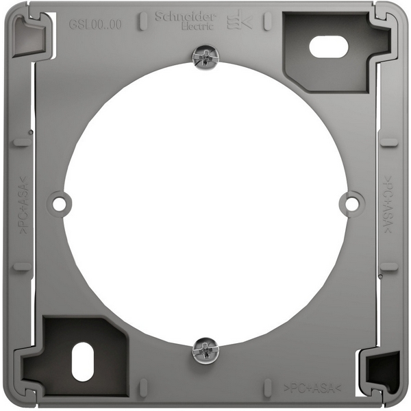 Коробка наружного монтажа (алюминий) Systeme Electric Glossa GSL000300-31284