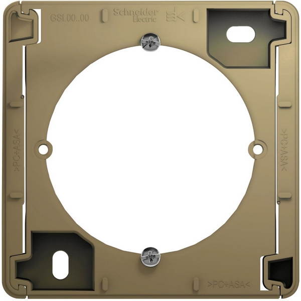 Коробка наружного монтажа (титан) Systeme Electric Glossa GSL000400-80989