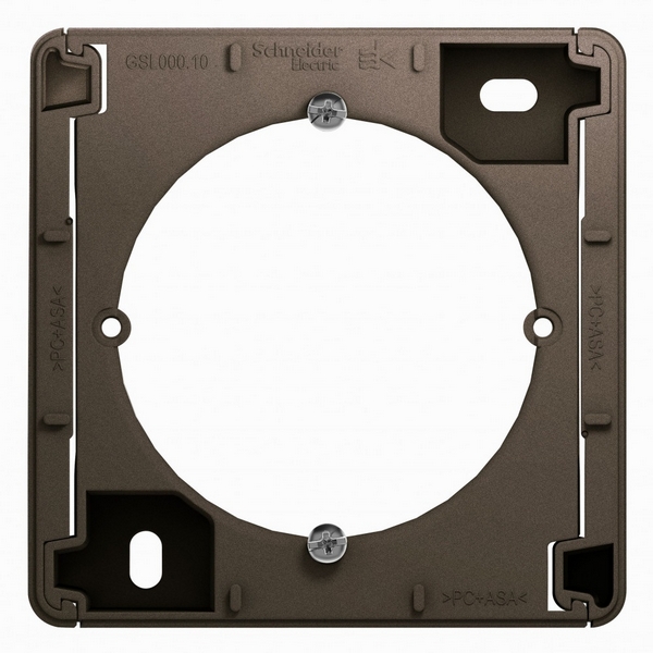 Коробка наружного монтажа (шоколад) Systeme Electric Glossa GSL000800-31284