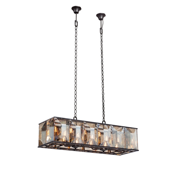 Подвесная люстра хрустальная Vitaluce V4283-1/12-96920 в виде свечи