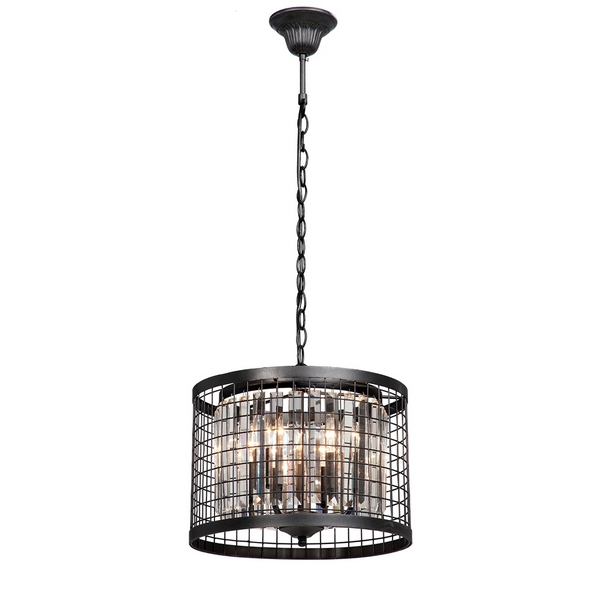 Подвесная люстра хрустальная Vitaluce V5184-1/4 в виде свечи