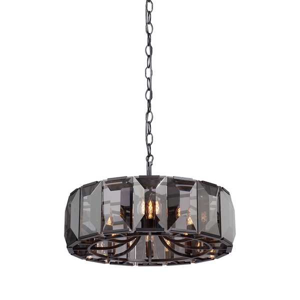 Подвесная люстра хрустальная Vitaluce V5217-1/8-45395 в виде свечи