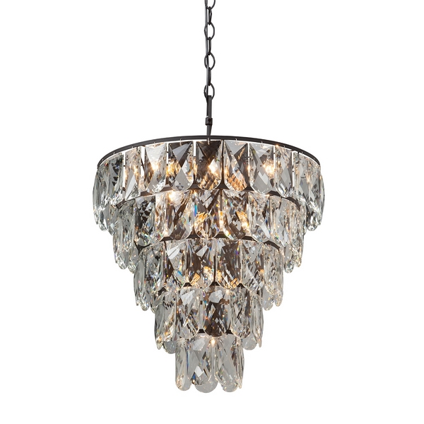 Подвесная люстра хрустальная Vitaluce V5263-1/20+1-32321