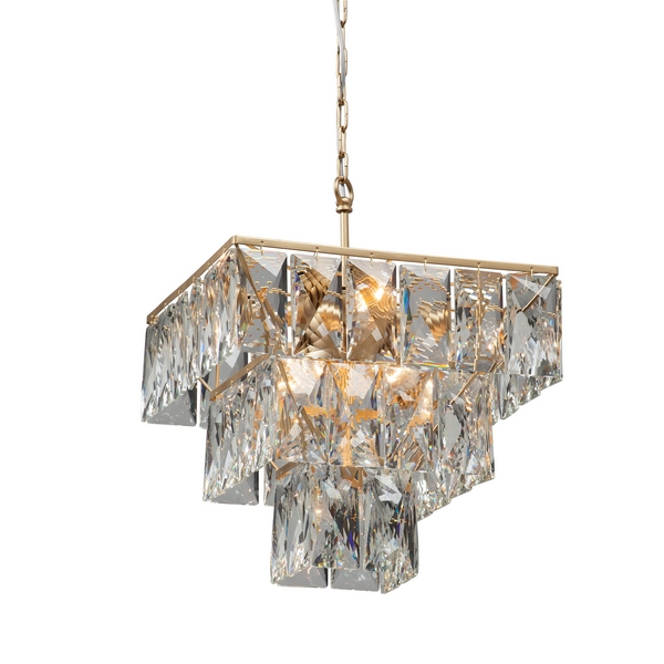 Подвесная люстра хрустальная Vitaluce V5266-8/8+1-97852