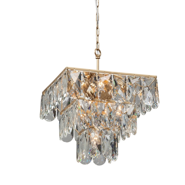 Подвесная люстра хрустальная Vitaluce V5267-8/8+1-97852