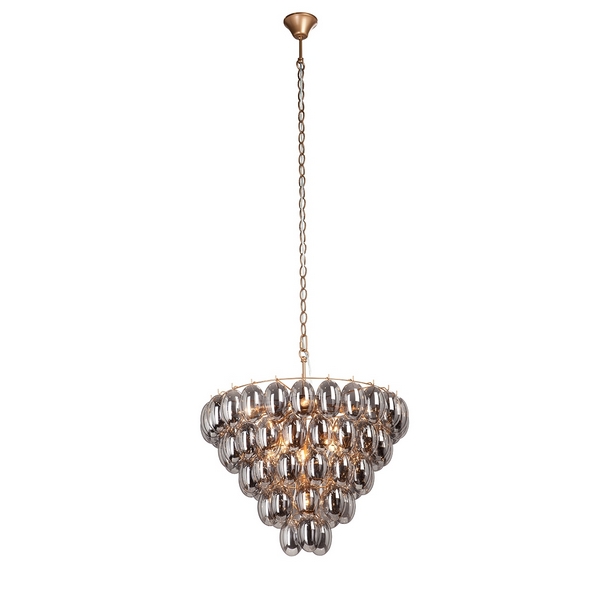 Подвесная каскадная люстра хрустальная Vitaluce V5343-7/5+5+1-56648