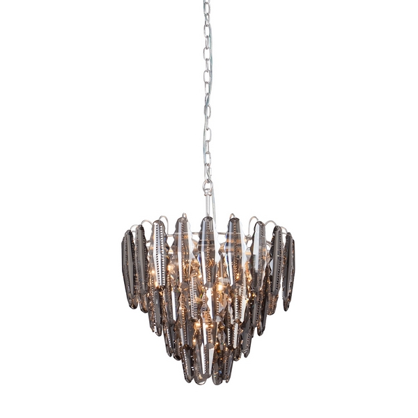 Подвесная каскадная люстра хрустальная Vitaluce V5349-9/6+1-95315