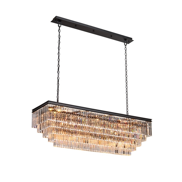 Подвесная каскадная люстра хрустальная Vitaluce V5852-1/30-93635