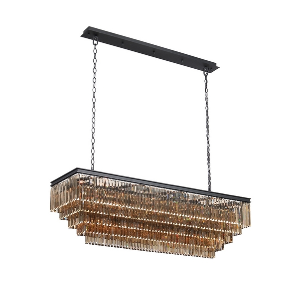 Подвесная каскадная люстра хрустальная Vitaluce V5853-1/30-71935