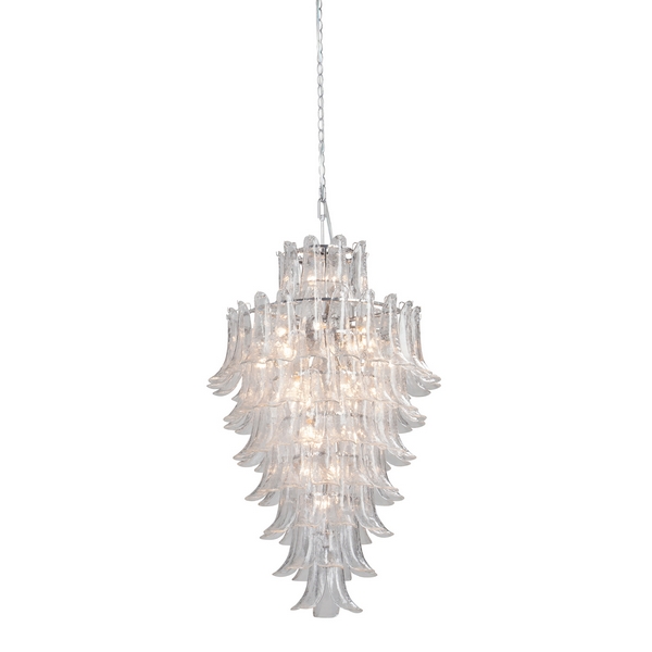 Подвесная каскадная люстра хрустальная Vitaluce V5860-9/28-78580