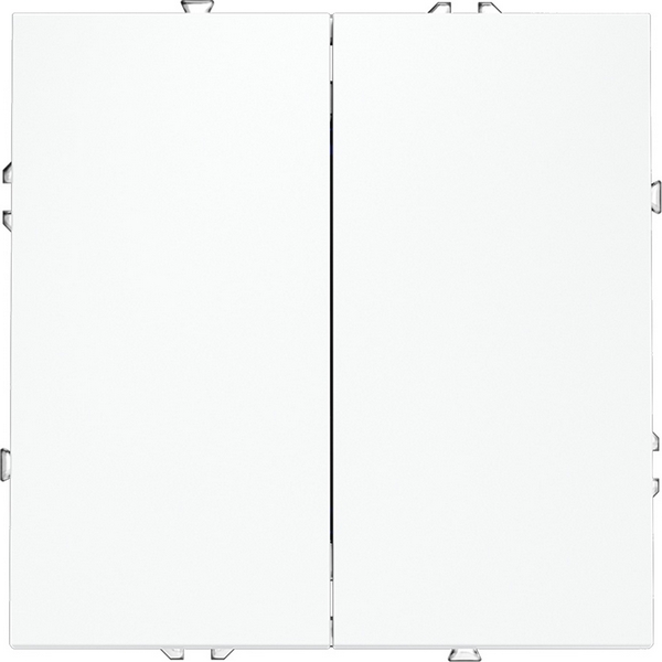 Выключатель двухклавишный (белый матовый) Voltum S70 VLS020102-91325