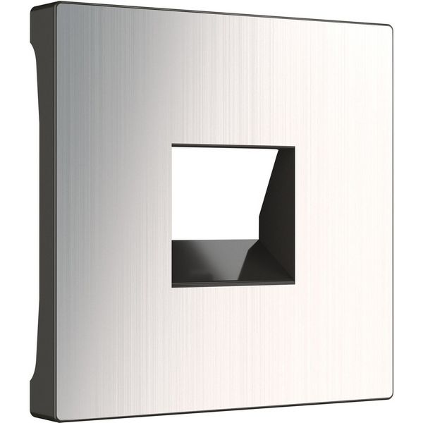 Накладка для розетки Ethernet RJ-45 и телефонной розетки RJ11 (глянцевый никель) Werkel WL02-RJ-CP-76534 (a037018)