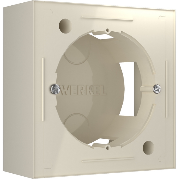 Коробка для накладного монтажа (слоновая кость) Werkel W8000003-54459 (a053526)
