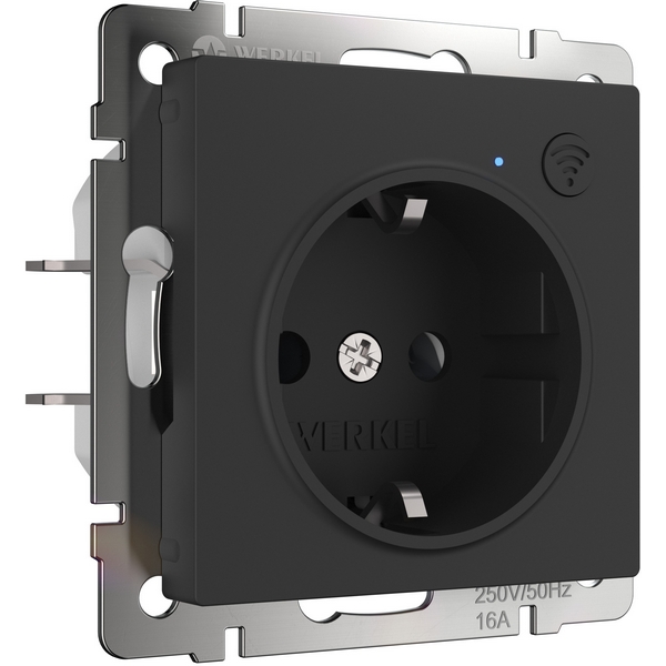Умная розетка (черный матовый) Werkel W1171608-35957 (a056422)