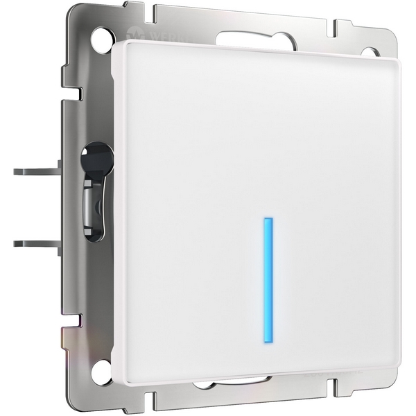 Сенсорный выключатель одноклавишный с подсветкой 1000 Вт (белый) Werkel W4510001-32988 (a057676)