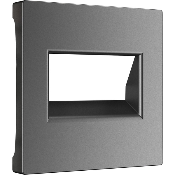 Накладка для двойной розетки Еthernet RJ-45 (графит матовый) Werkel W1191164-76534 (a063114)