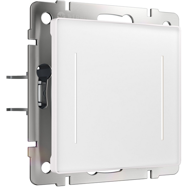 Умный сенсорный выключатель двухклавишный с подсветкой (белый) Werkel W4523001-68923 (a064140)