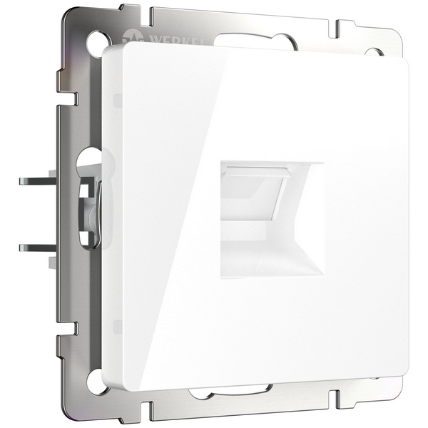 Телефонная розетка RJ-11 (белый) Werkel W1182001 (a051123)