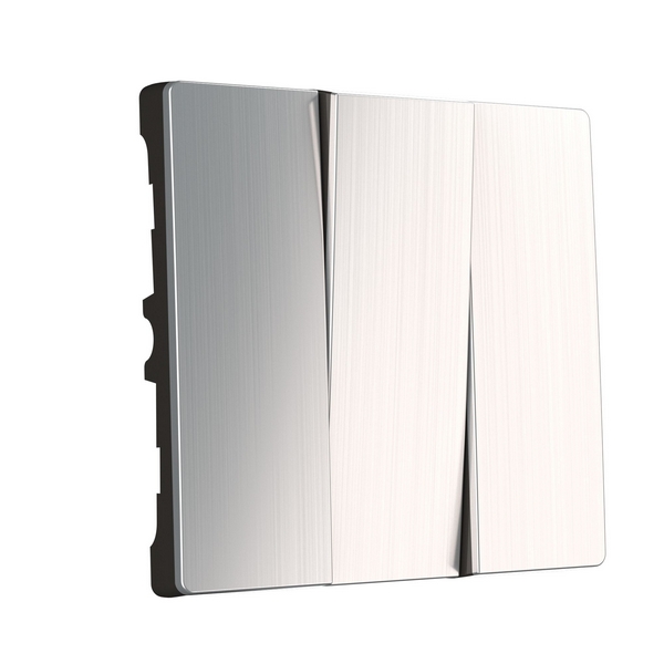 Набор клавиш для выключателя трехклавишного (глянцевый никель) Werkel W1139002-14857 (a051078)