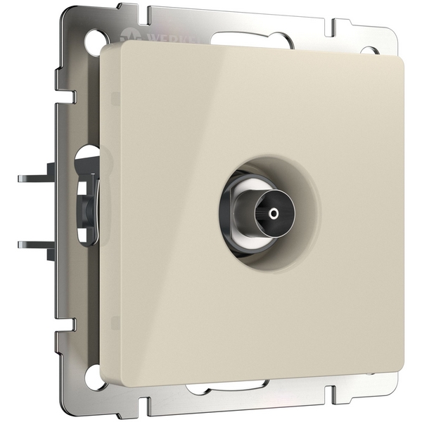 ТВ-розетка проходная (слоновая кость) Werkel W1184003-51402 (a051483)