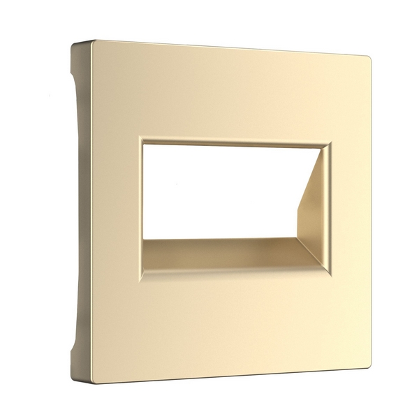 Накладка для двойной розетки Еthernet RJ-45 (шампань) Werkel W1191111-08066 (a050852)