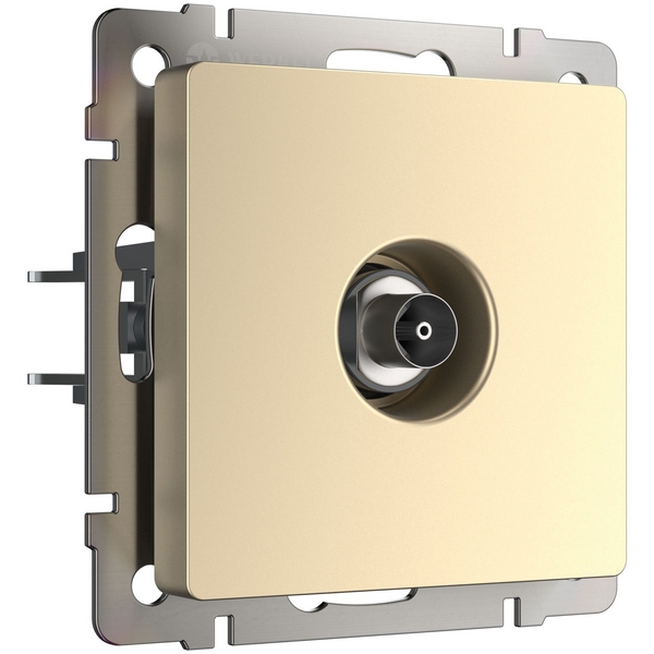 ТВ-розетка оконечная (шампань) Werkel W1183011-46734 (a050856)