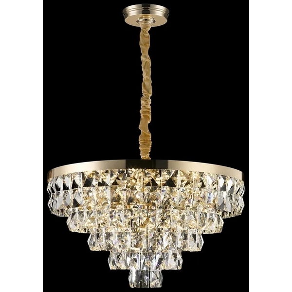Подвесная люстра хрусталь Wertmark Cassia WE102.15.303