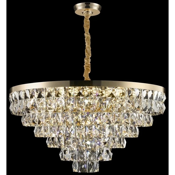 Подвесная люстра хрусталь Wertmark Cassia WE102.21.303