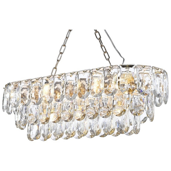 Подвесная каскадная люстра хрусталь Wertmark Lavinia WE106.13.103-85658