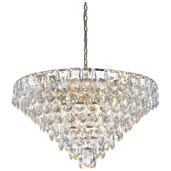 Подвесная каскадная люстра хрусталь Wertmark Lavinia WE106.22.103-00888