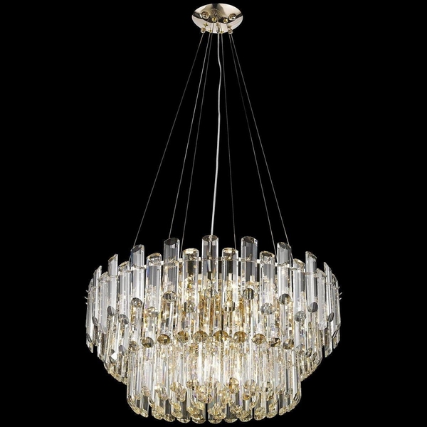 Подвесная люстра хрустальная Wertmark Lazzara WE107.12.303-59253