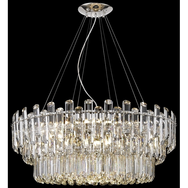 Подвесная люстра хрустальная Wertmark Lazzara WE107.15.123