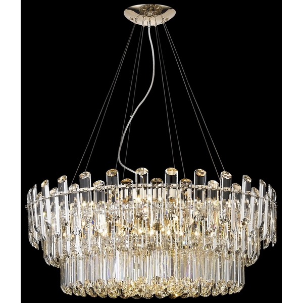 Подвесная люстра хрустальная Wertmark Lazzara WE107.15.323-58450