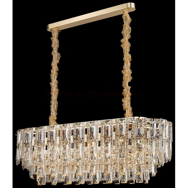 Подвесная каскадная люстра хрустальная Wertmark Liliana WE108.12.303-63862