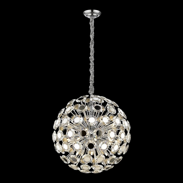 Подвесная люстра хрустальная Wertmark Brunella WE109.23.103 в форме шара