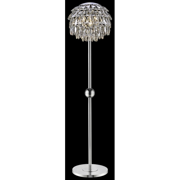 Торшер хрустальный Wertmark Ludgera WE113.04.105-67567 с подвесками