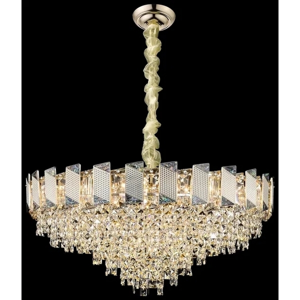 Люстра подвесная хрустальная Wertmark Malvina WE114.18.303