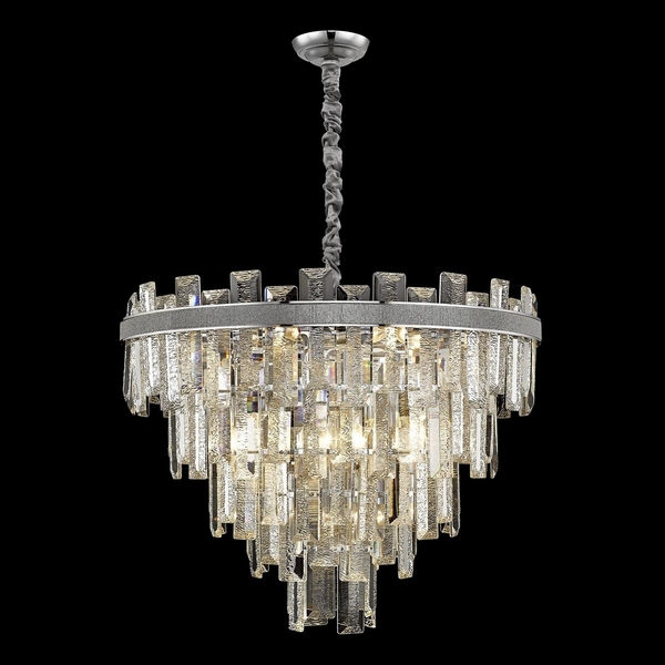 Подвесная каскадная люстра хрустальная Wertmark Christel WE115.18.103-59253