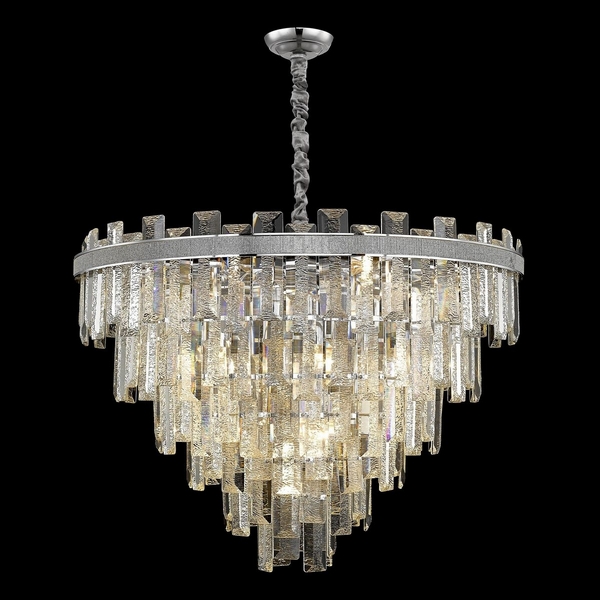 Подвесная каскадная люстра хрустальная Wertmark Christel WE115.22.103-91203