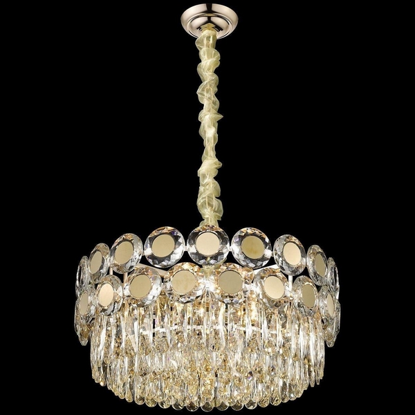 Подвесная люстра хрустальная Wertmark Claudia WE134.12.303