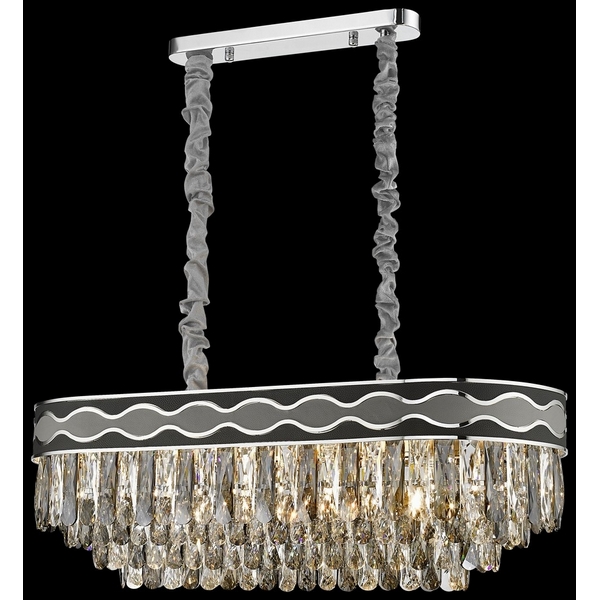 Подвесная каскадная люстра хрустальная Wertmark Calista WE135.12.123-04341