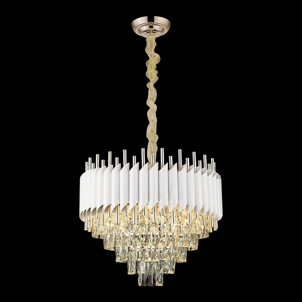 Подвесная люстра хрустальная Wertmark Cartuccia WE138.12.003