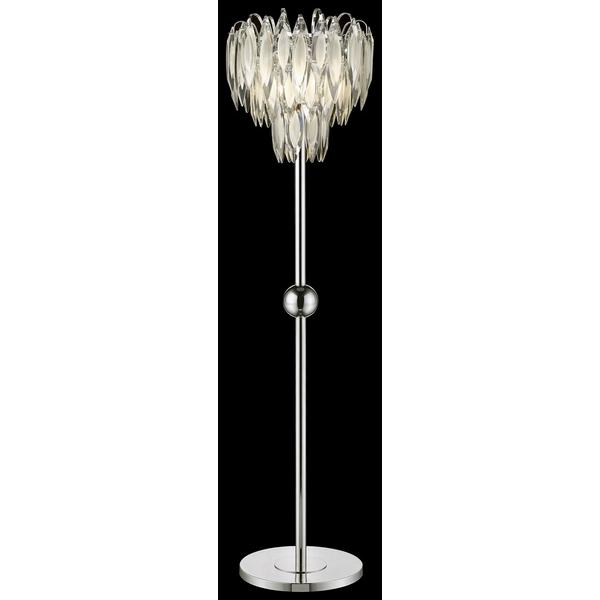 Торшер хрустальный каскадный Wertmark Orlanda WE144.04.105-30365 с подвесками